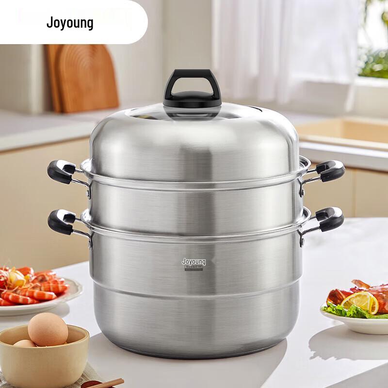 JOYOUNG 304 Stainless Steel 3-Layer Composite Bottom Pot