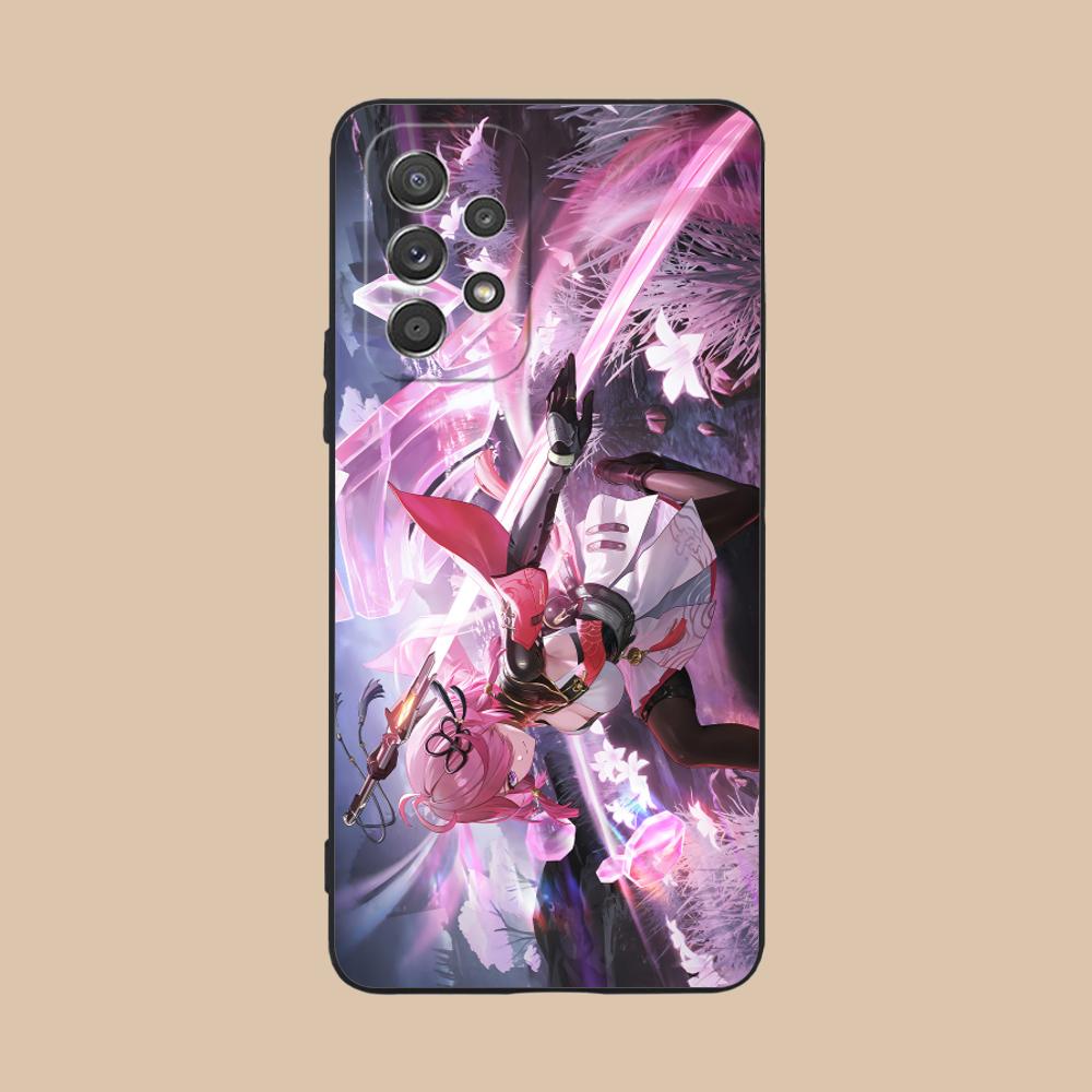 Coque de téléphone portable Wuthering Waves Taoqi pour Samsung Galaxy M55 54 42 35 34 33 32 23 22 15 14 13 12 F55 5G Coque Colorée Jolie