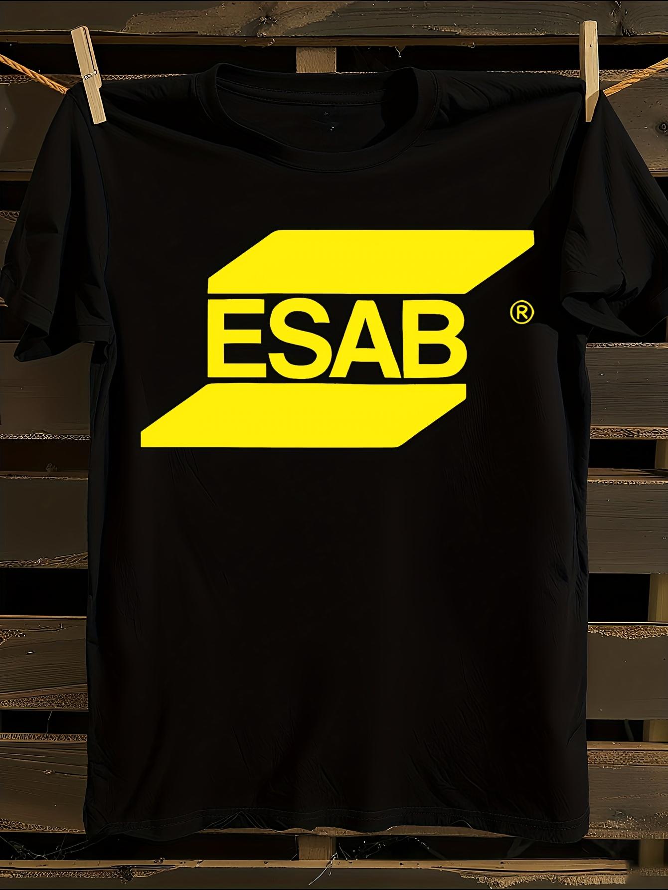 ESAB Logo Welding Cutting Equipment Brand Logo Tshirt L
