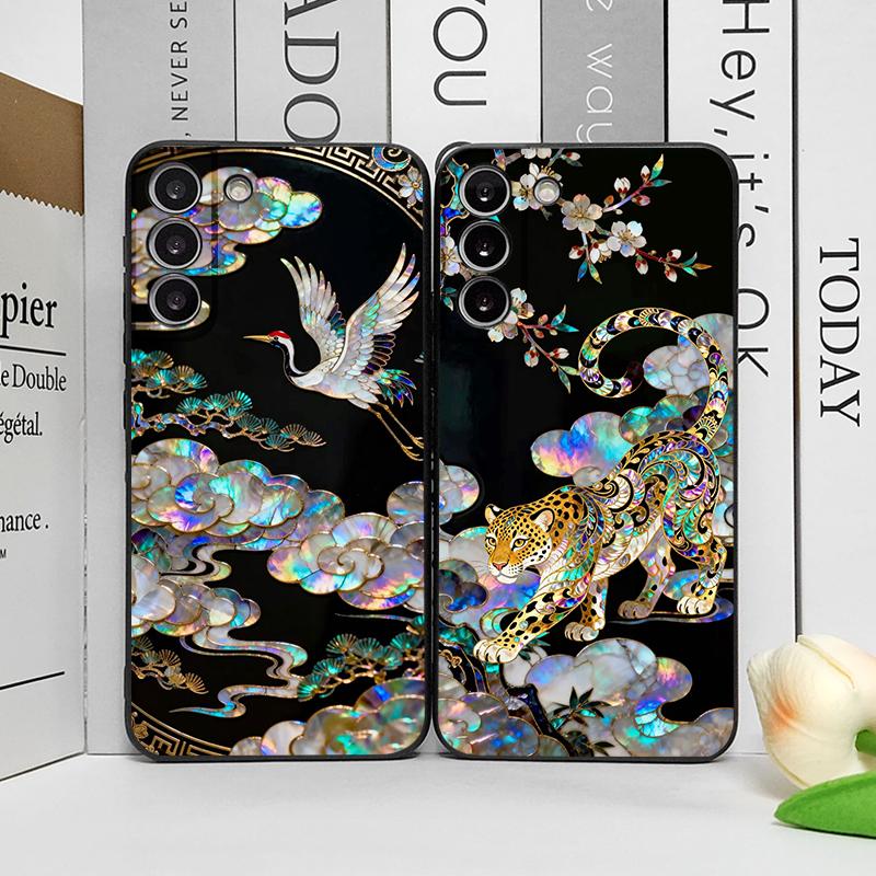 Chinese-style Dragon Leopard Marble Texture Printed Phone Case for Google Pixel 10 9A 8 A 7A 6 A 7 PRO 8 9 Pro XL 5G Soft Cover