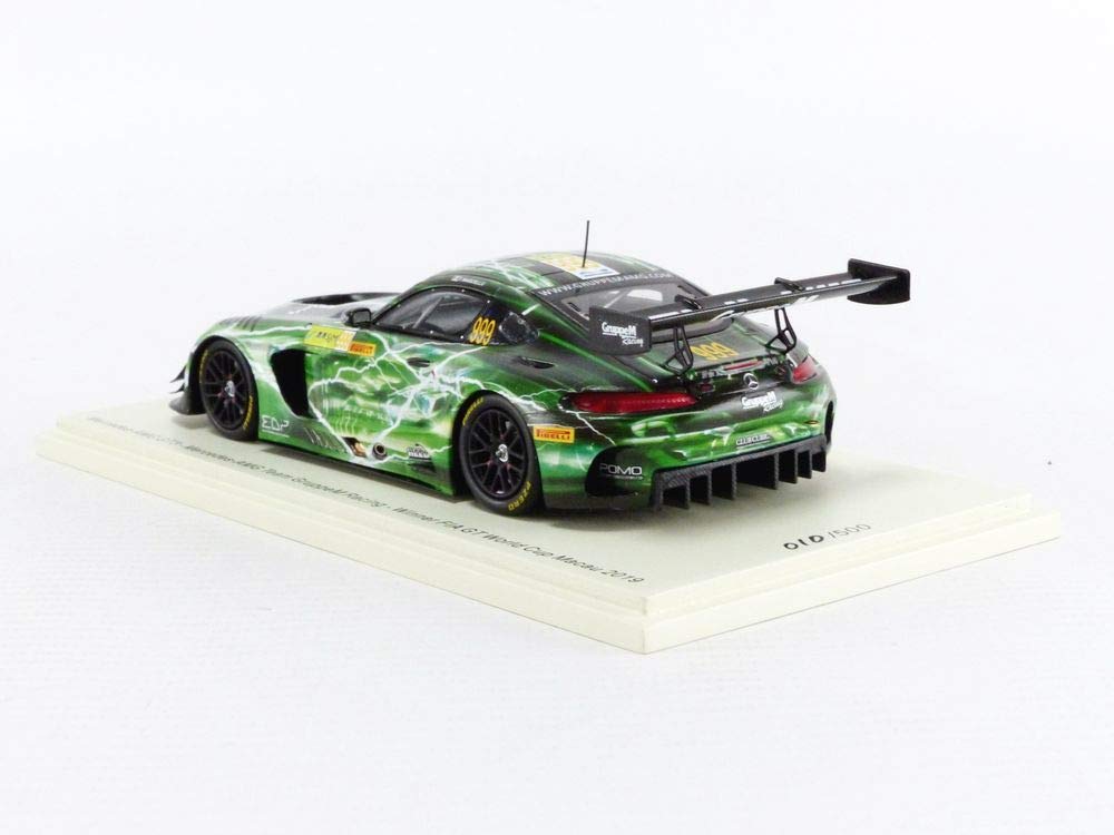 Spark GT3 2019 FIA GT World Cup Macau Winner Marcello 1/43 Mercedes-AMG #999 R.