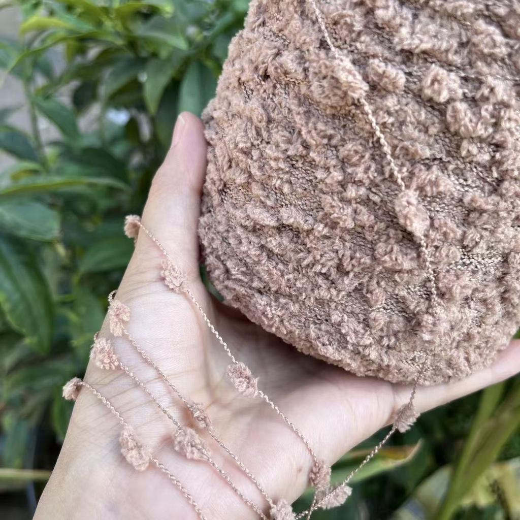 500g Silver Feather Bean Yarn Woolen Non Handwoven Gloves, Hats, Sweaters, Scarves, Shoes, Shawls DIY Knitting&Crocheting