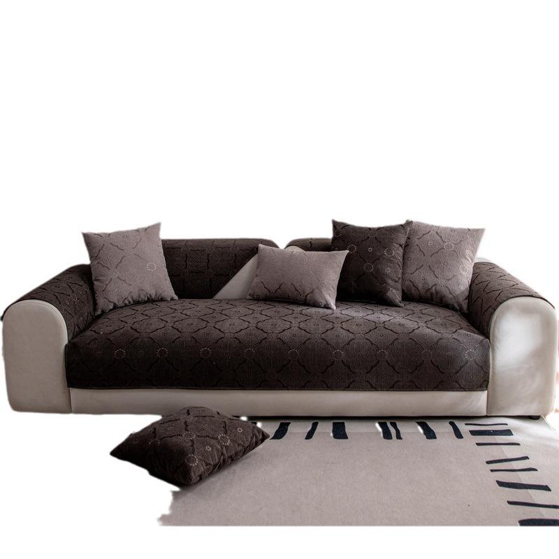 Light Luxury High-End Chenille Sofa Cushion Universal In All Seasons  New Non-Slip Seat Cushion Leather Sofa Cover Cover Cloth