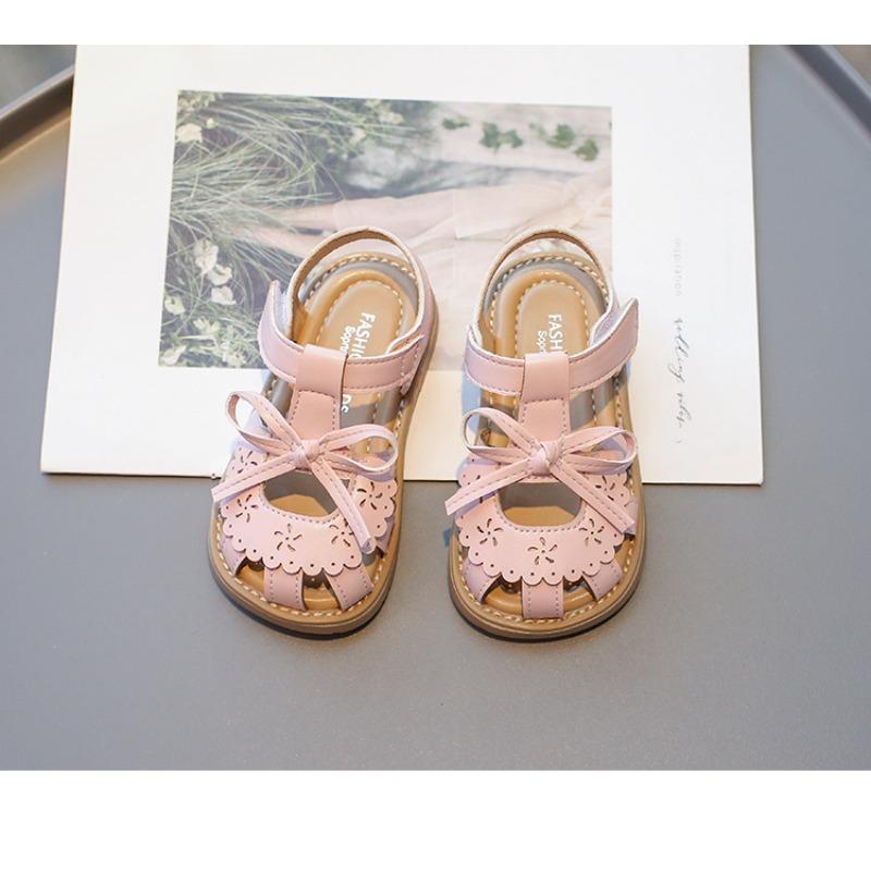 Closed-toe Hollow Out Girls Sandals, Kids Beach Shoes, Toddler Princess Shoes