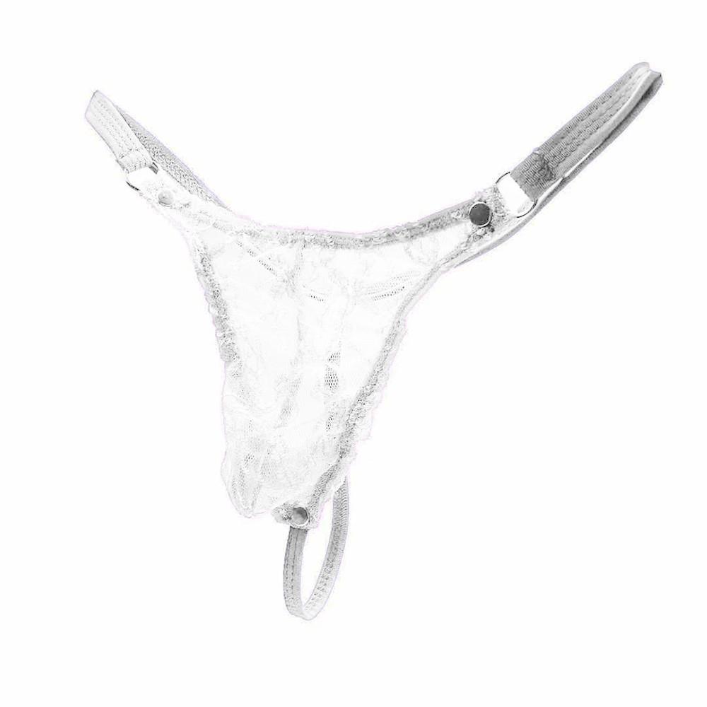 Krajkové spodní prádlo Pánské Sissy Thong G-String Bulge Pouch Kalhotky Bikiny Kalhotky