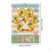 Easter Garden Flag Welcome Outdoor 45cmx30cm Vertical Handmade Front Door Sign Yard for