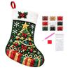Santa Claus Christmas Stocking Diamond Art Kit Fireplace Hanging Ornament  Christmas Decor