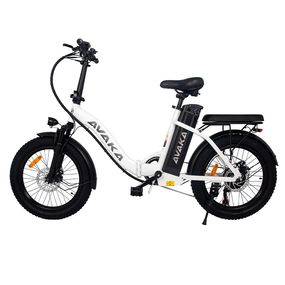 AVAKA BZ20 Plus 20" městské elektrokolo se zadním sedadlem, 500W, 48V 18,2Ah, 32 km/h, skládací design, IP54, Shimano 7rychlostní, dvojitá kotoučová brzda