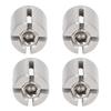 10Pcs Cross Cable Clamps 316 Stainless Steel M10 Cross Wire Rope Clamps for Cable Railing Kits Below 2mm