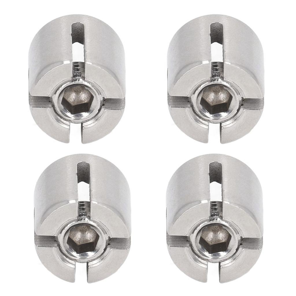 10Pcs Cross Cable Clamps 316 Stainless Steel M10 Cross Wire Rope Clamps for Cable Railing Kits Below 2mm