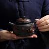 Zitao Purple Clay Hand-Carved Xishi Teapot