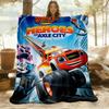 1pc Blaze AxleCity Outdoor Blanket Lightweight Flannel, Soft & Warm, All-Season Use for Sofa, Outdoor, Camping, Living Room029