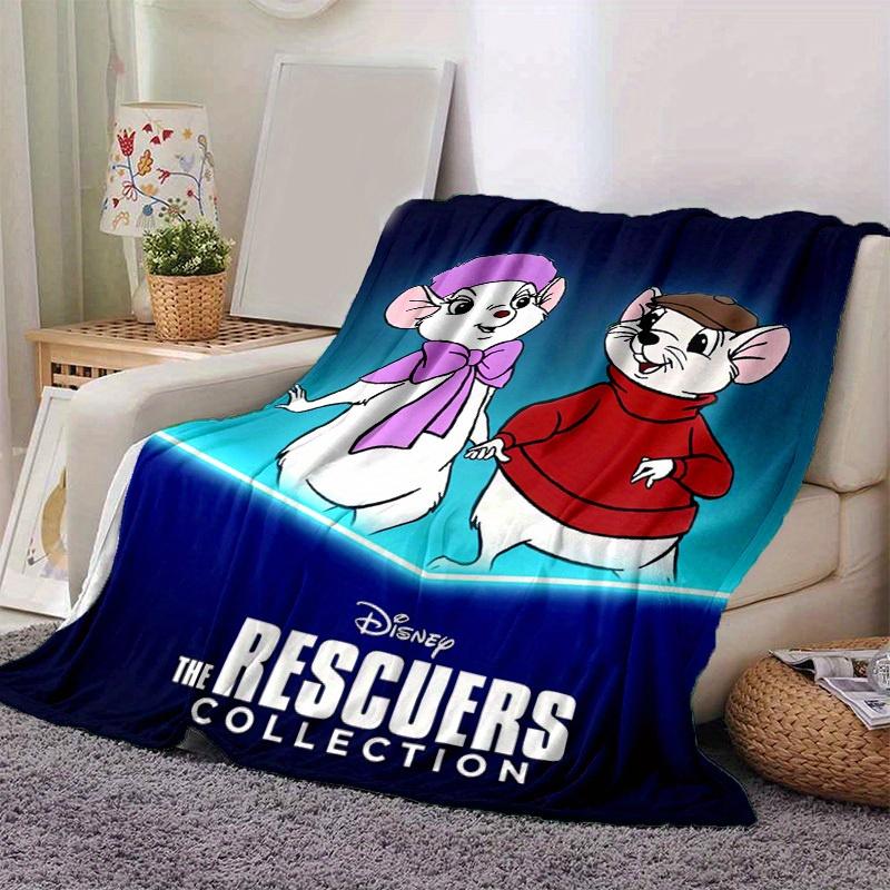 1pc, Disney The Rescuers Collection Soft Throw Blanket for Home Decor, Couch Cover, Travel, Camping, Car