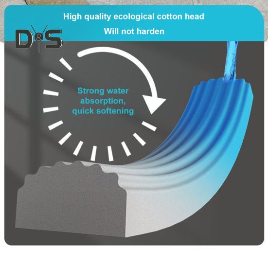 Portable Self-Squeeze Mini Mop Quick Cleaning Telescopic Hands-Free Sponge Squeegee Strong Absorbent Self-extrusion Mini Mop