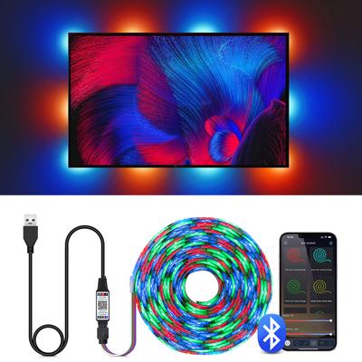 USB LED Strip Lamp 2835 SMD DC 5V Flexible LED Light Tape Ribbon 1M 2M 3M 4M 5M HDTV TV Desktop Screen Backlight Bias Lighting