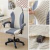 Stretchy Gaming Chair Covers Breathable Thicken Slipcovers Anti-slip Dust-proof Chair Cover Set for Office and Computer Chairs