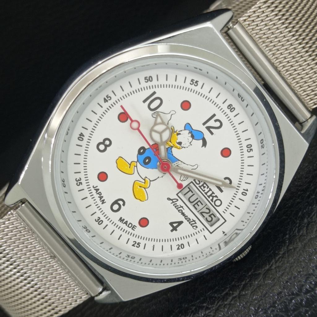 

VINTAGE REFURBISHED SEIKO AUTOMATIC 6309A JAPAN MENS WHITE DIAL WATCH a442998-1