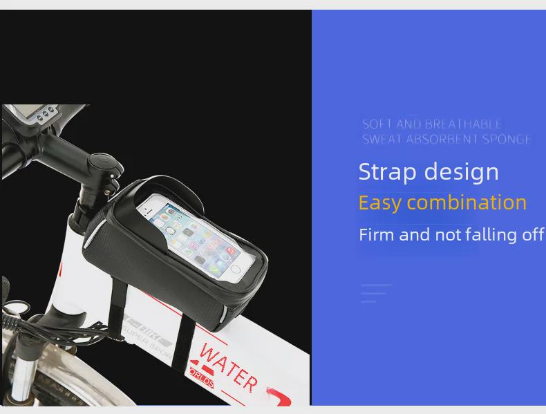 Waterproof Cross-Border Cycling Phone Bag: Top Tube Bicycle & Mountain Bike Beam Bag
