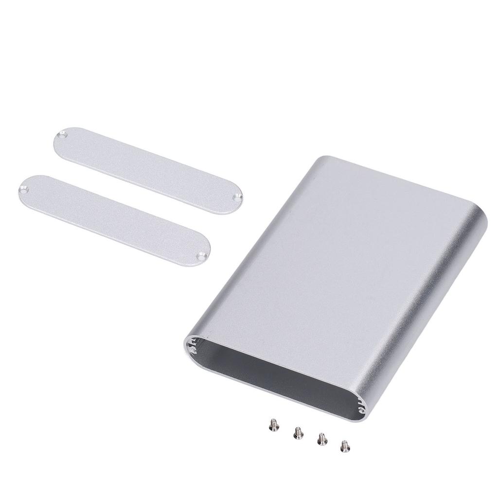 Aluminum Alloy Project Box Matte Silver Sandblasting Oxidation for Circuit Board PCB Wiring