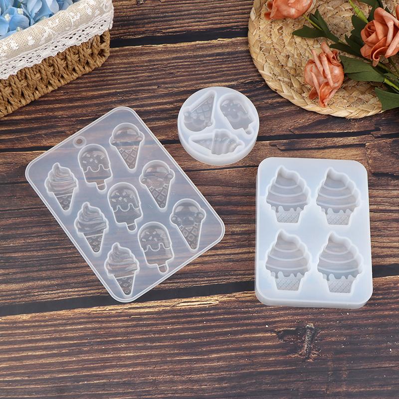 Diy Ice Cream Popsicle Silicone Mold Kawaii Food Cabochon Diy Decoden Supplies