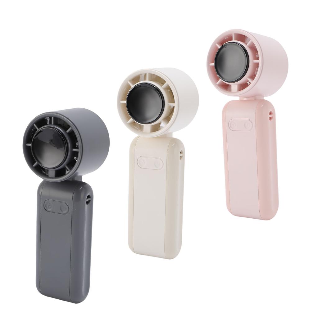 Handheld Turbo Fan 5 Levels Adjustable Quiet Folding Digital Display Portable Mini Pocket Fan with S