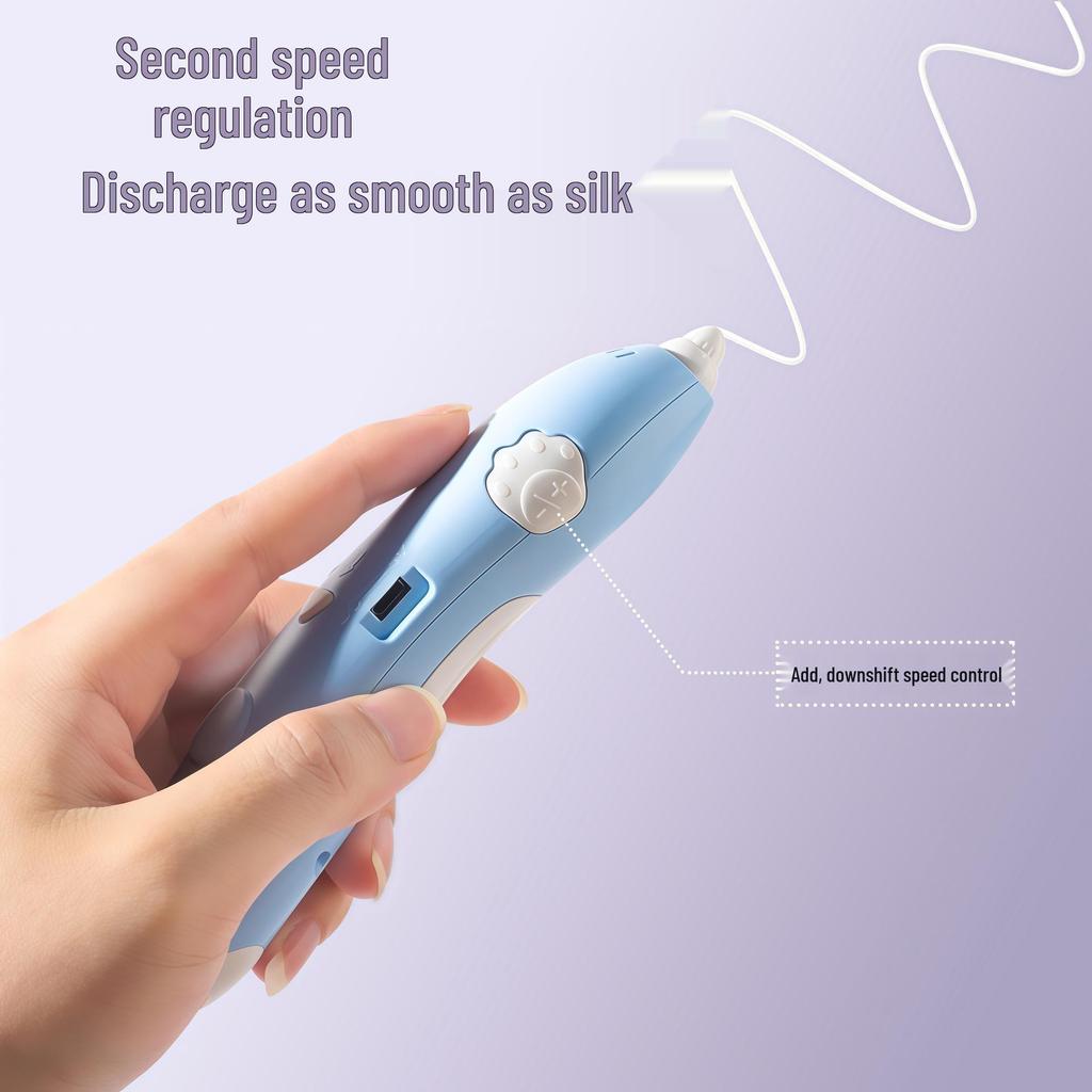 Low-Temperature 3D Doodle Pen for Kids - Safe, Creative, DIY Toy Set