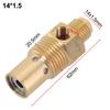Gold Color Air Compressor Valve Brass Check Valve Male Threaded Valve