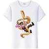 Blusa da Donna Cartone Animato Disney Kawaii Principessa Rapunzel T-shirt Estive Y2k Harajuku Coreane Abbigliamento Oversize Camicie da Ragazza