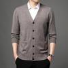 Men's Thick Knit Cardigan - Autumn/Winter 2023 Korean Style Casual Sweater Jacket, Trendy Versatile Top