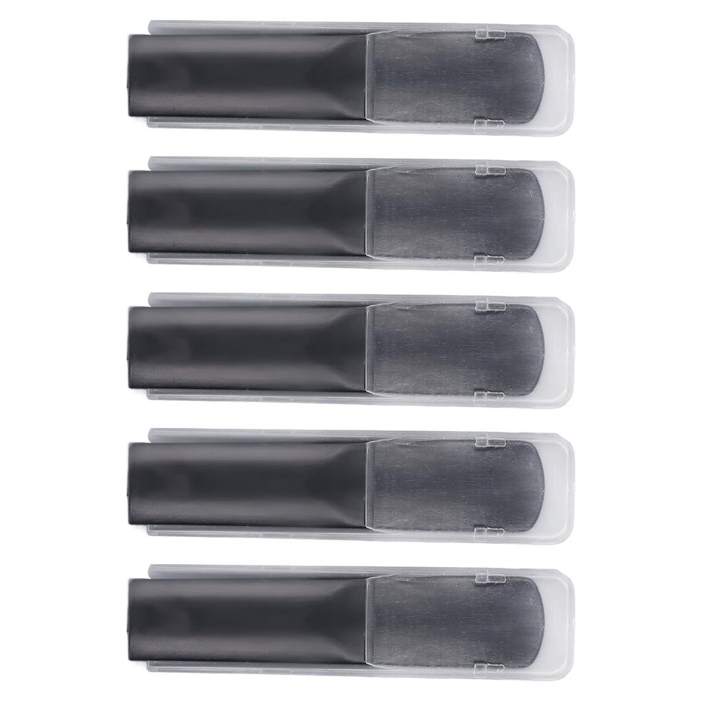5PCS Eb Alto Saxophone Reeds Strength 2.5 Resin Sax Reeds Replacement for Woodwind Instrument Beginners and Players