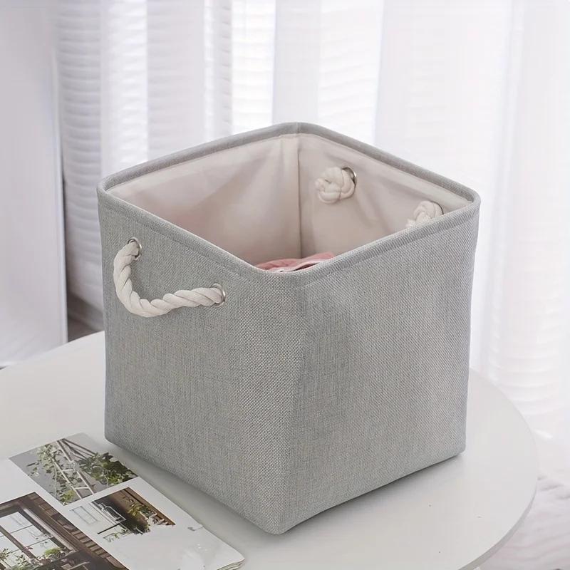 Portable Fabric Clothing Storage Box Storage Dust-proof Clothing Organization Storage Box Finishing Box Handheld Storage Basket