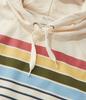 Striped Hoodie Regular US Size Cream Multi Product 1000116578 L.L.Bean Women's 24/7 Sweatshirt, Fit, Small, Stripe, Number