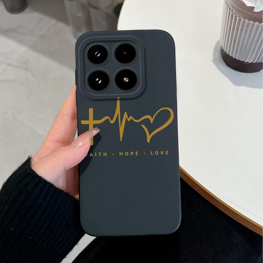 Multicolored Love Heart Patterns Phone Case For Xiaomi 17 15 15T 14T Pro Poco M7 M8 F7 F8 C71 C75 Shockproof Silicone Back Cover Shell For Xiaomi Capa