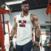 Gym Fitness Bodybuilding Singlets Casual Sport Tank Tops Mens Workout Muscle Sleeveless Shirts Summer Cotton Breathable Clothing