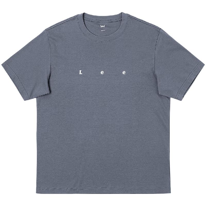 Lee Men s Lightweight Embroidered Logo Crew Neck T-Shirt