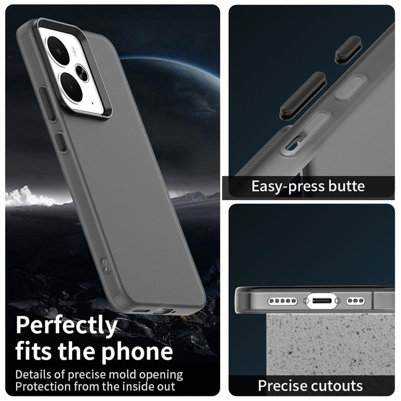 Anti-Drop Candy Color Phone Case For Realme P3 Matte PC Transparent Back Case Realme P3 5G Cover For Realme P3 Case 6.67 inch