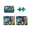 100-Piece Wooden Jigsaw Puzzle Tin Box for Children Ages 3-7: Educational Cartoon Toy