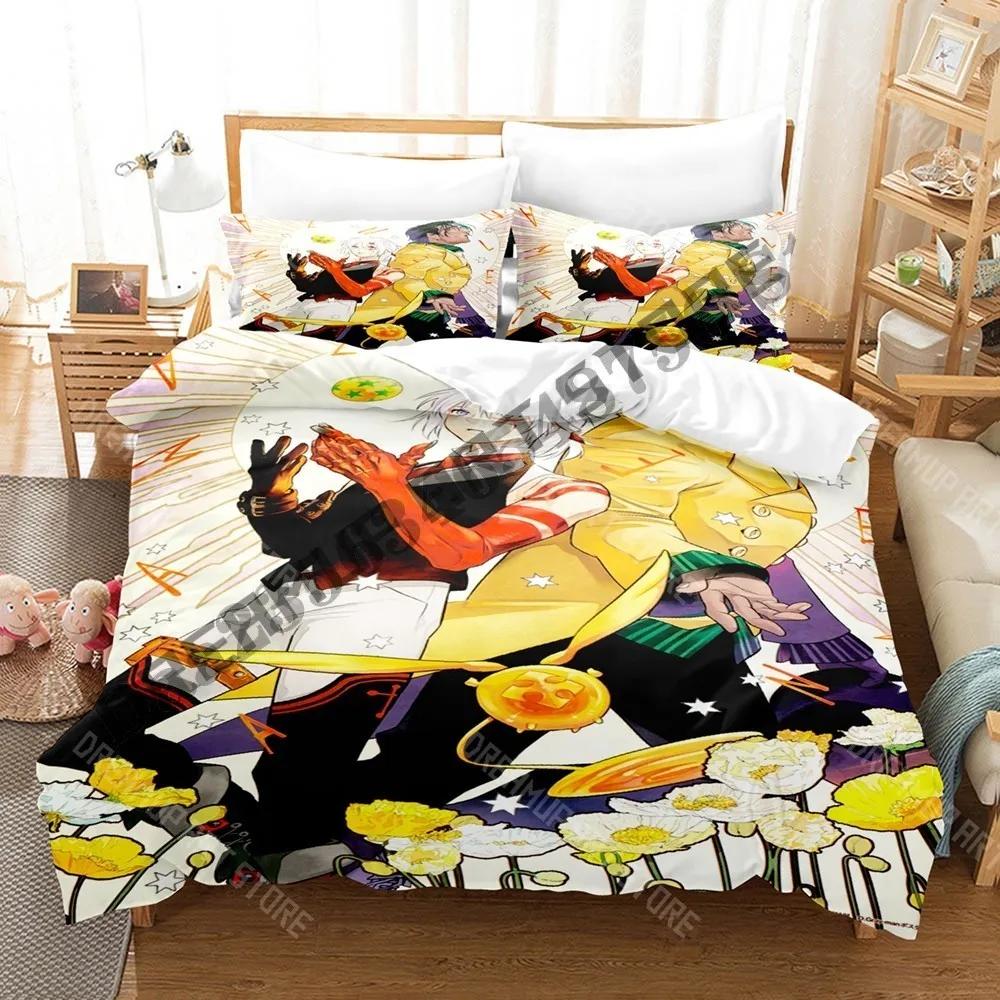 3D Print D Gray Man Bedding Set Single Twin Full Queen King Size Bed Set Adult Kid Bedroom Duvetcover Sets Anime Bed Sheet