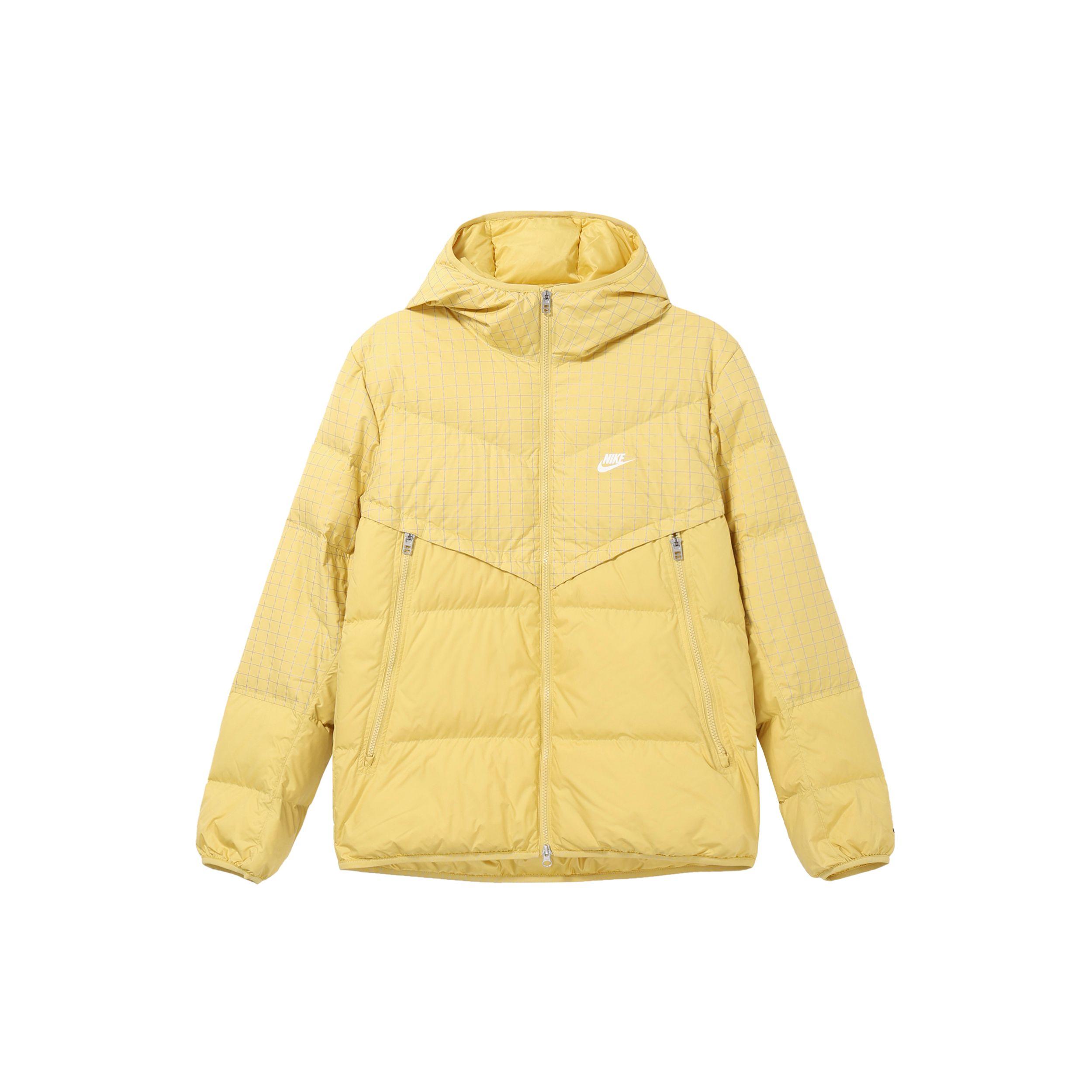 

Мужская пуховая куртка с капюшоном и клетчатым принтом Nike Верхняя одежда Желтый DD6964-700 XL