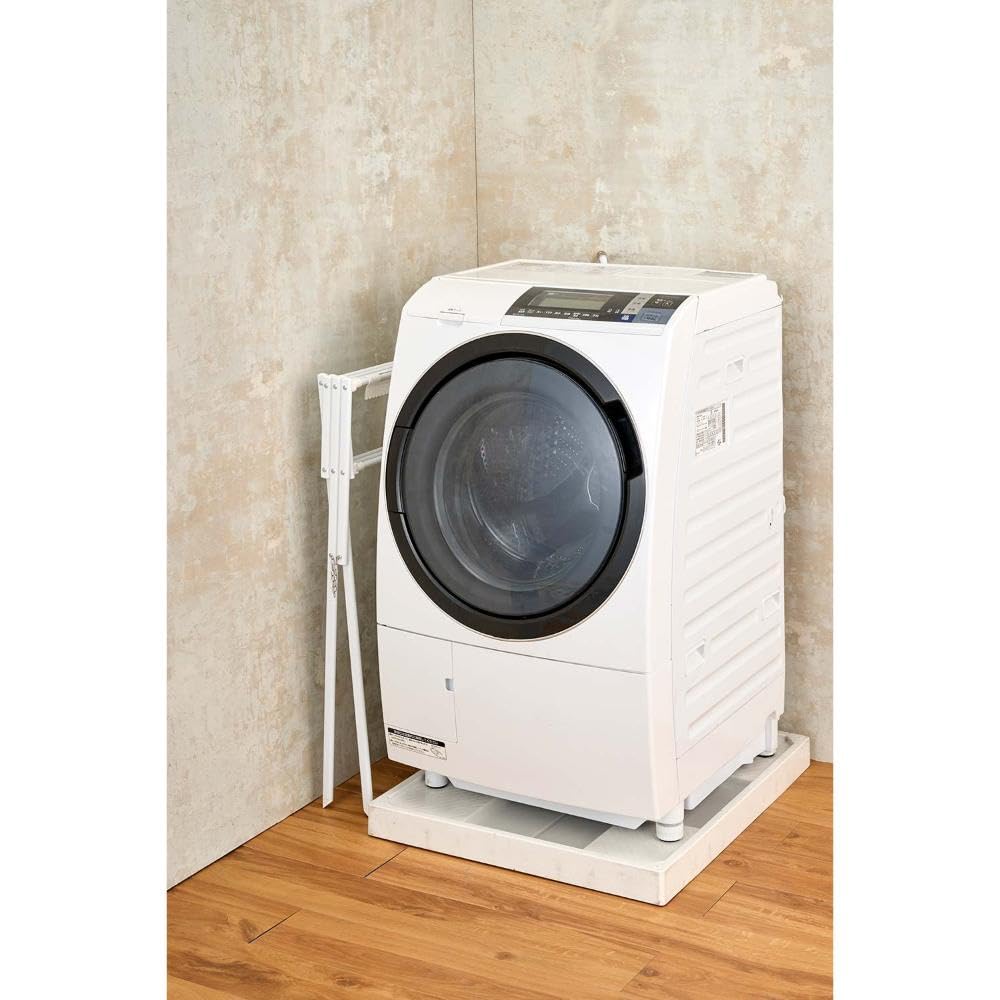 LIV PLUS NY-325 Quick Lock Clothes Drying Rack, Towel Rack, Extendable and Foldable, Compact, for Indoor Drying, White