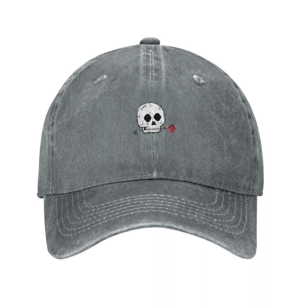 Rose Skull Baseball Cap birthday Anime Unisexs big size hat luxury Women cap Women Hats Unisexs