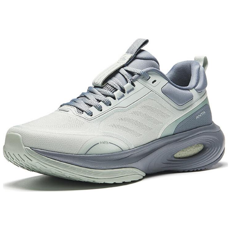 Anta Linghu Shock Absorption Low Top Training Shoes Men Sneaker Green Gray 112437790-4