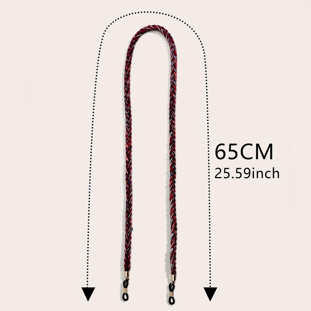 Bohemian Multi-Color Ethnic Řetízek na brýle - Protiskluzová, proti ztrátě šňůrka
