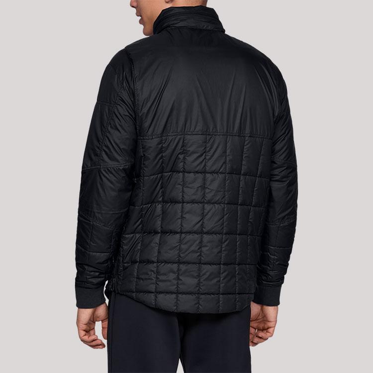 Under Armour Perpetual 1/2 Zip Hooded Training Jacket Men Jacket Black 1320695-001