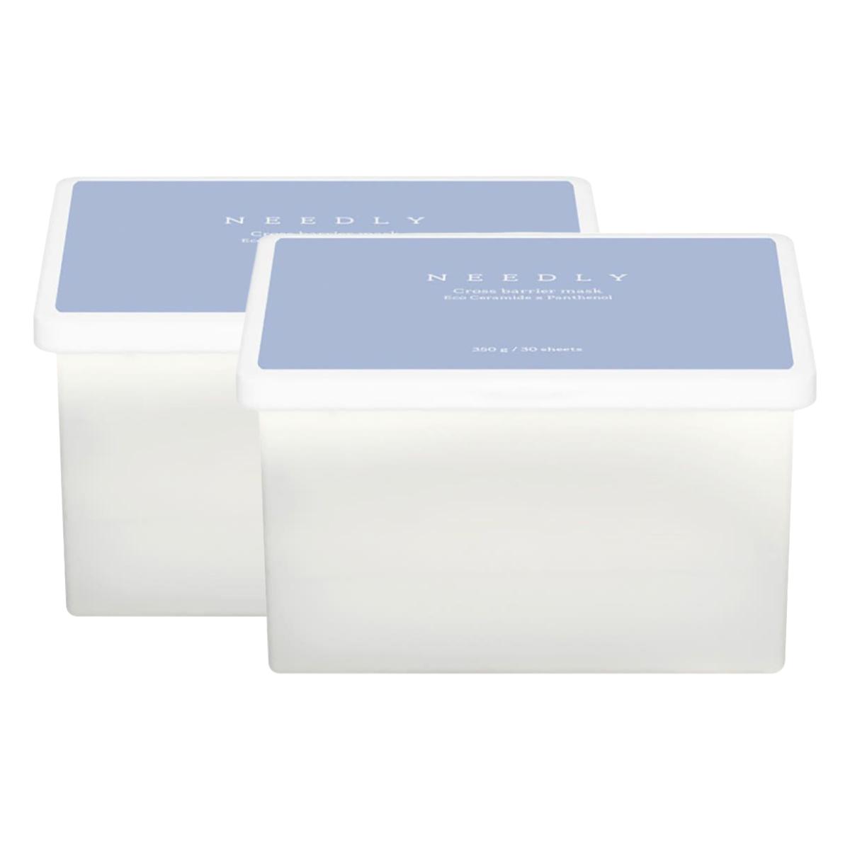 NEEDLY Crossbarrier Mask Deep Hydration & Skin Barrier Recovery 30 Sheets (350g) Duo Pack