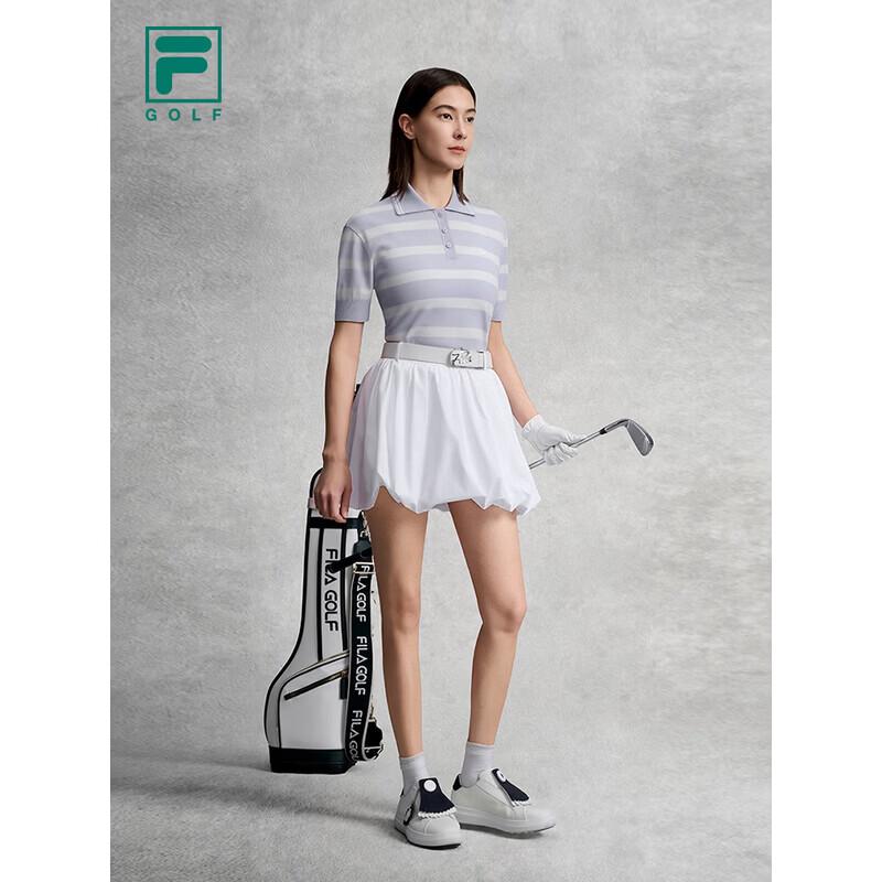 Fila Women's He Mu Ni Golf Striped Woven Top