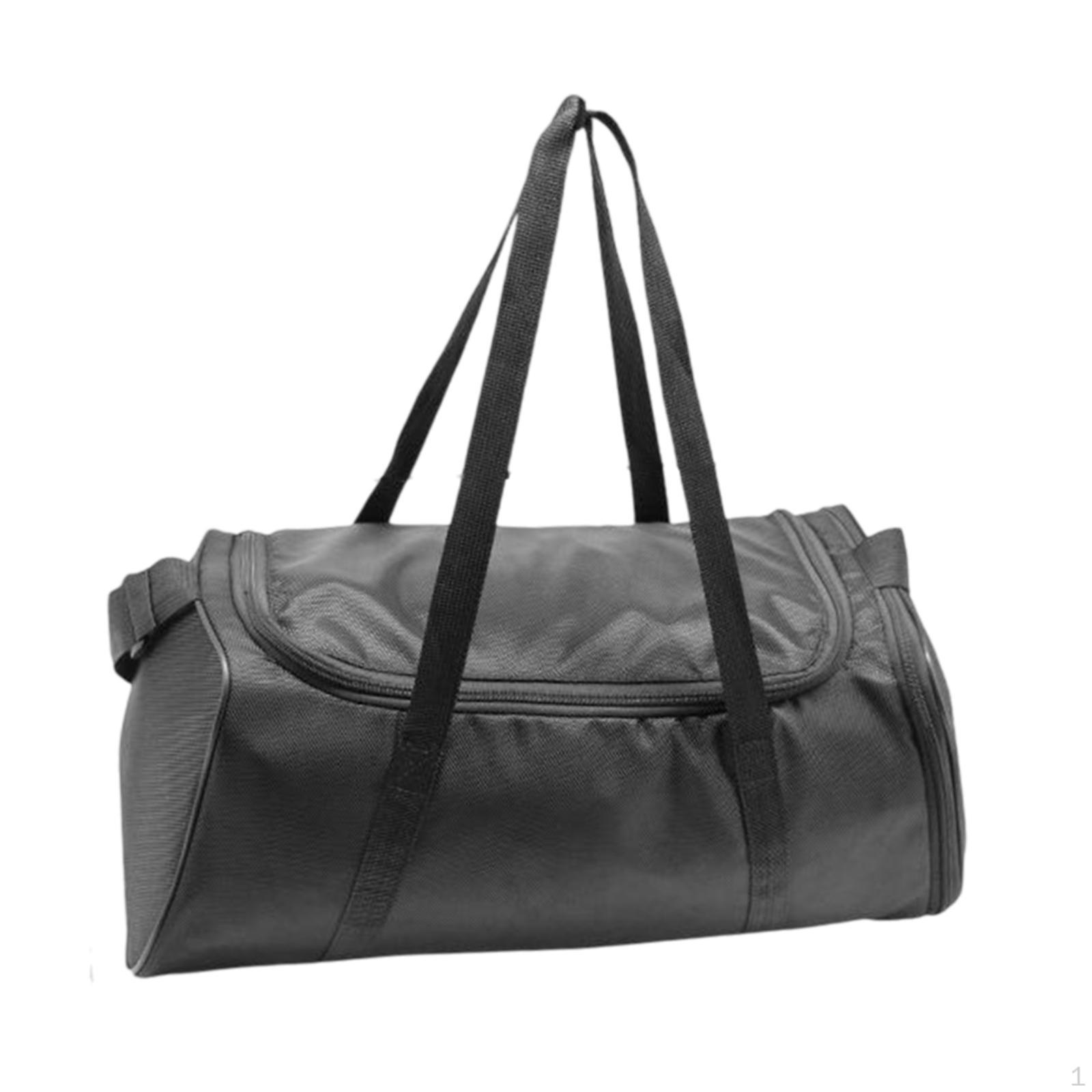 

Спортивная сумка, дорожная сумка с регулируемым плечевым ремнем, легкая, с отделением для обуви, портативная чёрный