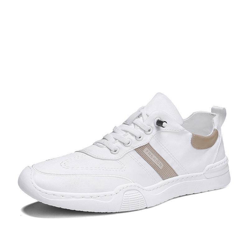 

Мужская обувь 2021 весна и осень новая мужская повседневная дышащая обувь тренд простая обувь мужская уличная спортивная повседневная обувь 39 белый