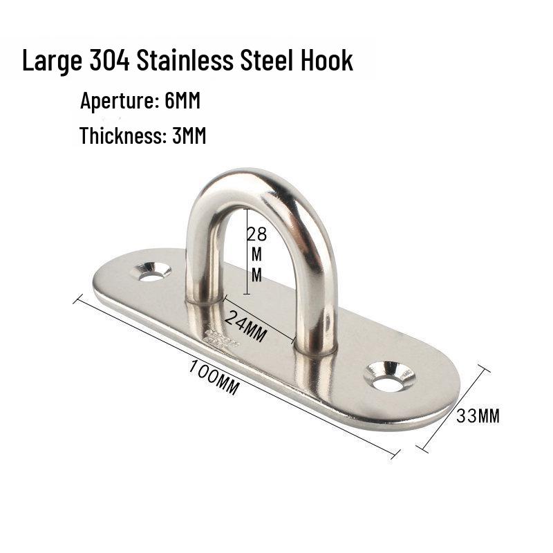 

Гачок U-подібний з нержавіючої сталі 304 для люстри, вентилятора, йоги та мішка з піском