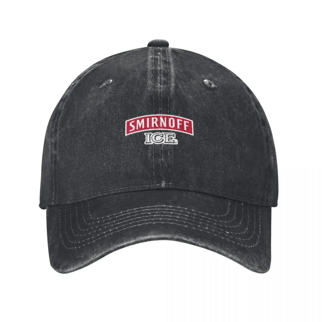 Smirnoff Ice Logo Klassische Baseballkappe Individuelle Kappe Hut Unisex Cosplay taktische Kappe Unisex Hüte Damen
